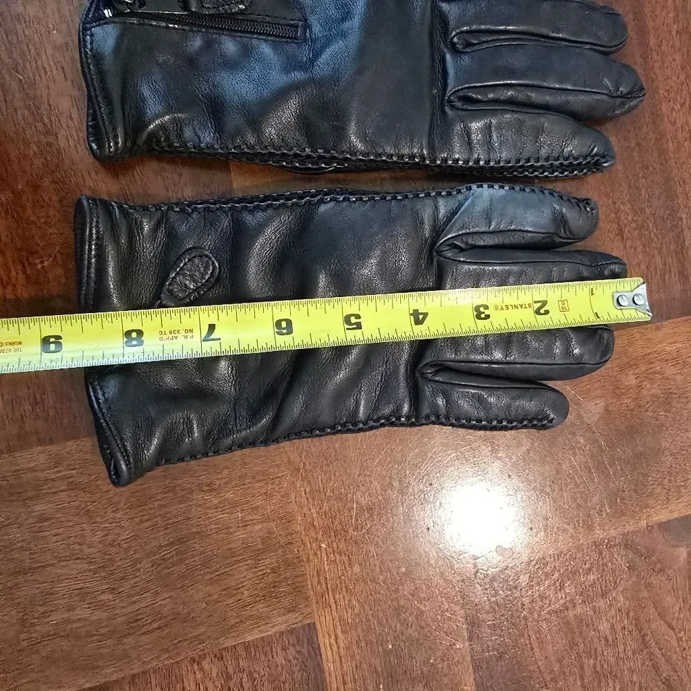 CARIDEI Glove Factory Womens Size  7‎ 1/2 Cashmere Lined Vintage